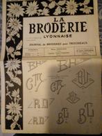 La Broderie Lyonnaise - Borduurpatronen 1960, Ophalen of Verzenden, Petrus Graniard, Laurent Couttenoire