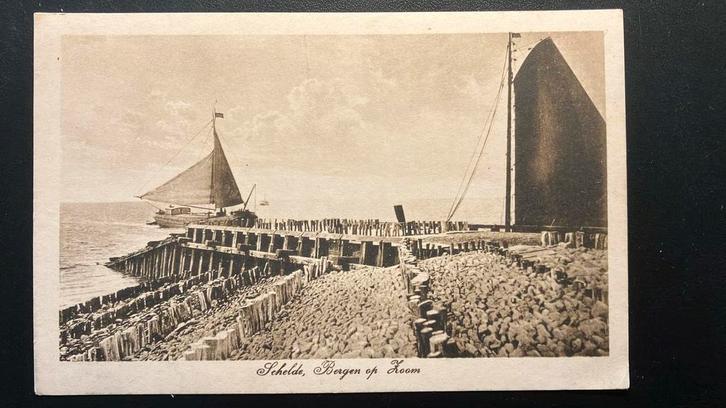 Bergen op Zoom  De Schelde havenhoofd  tjalk / zeil, Verzamelen, Ansichtkaarten | Nederland, Ophalen of Verzenden