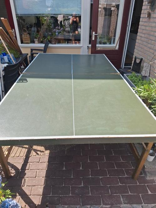 Tafeltennistafel - Outdoor - Inklapbaar, Sport en Fitness, Tafeltennis, Gebruikt, Tafel Outdoor, Inklapbaar, Ophalen