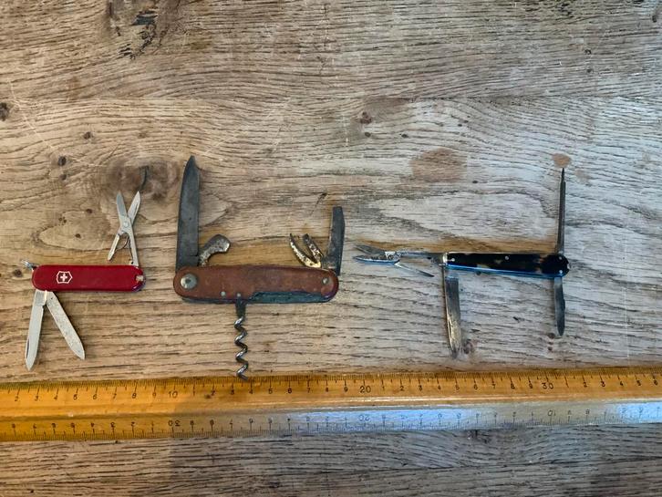 Vintage Antiek Zakmes Victorinox Richard Herder Zakmessen, Caravans en Kamperen, Kampeergereedschap, Ophalen of Verzenden