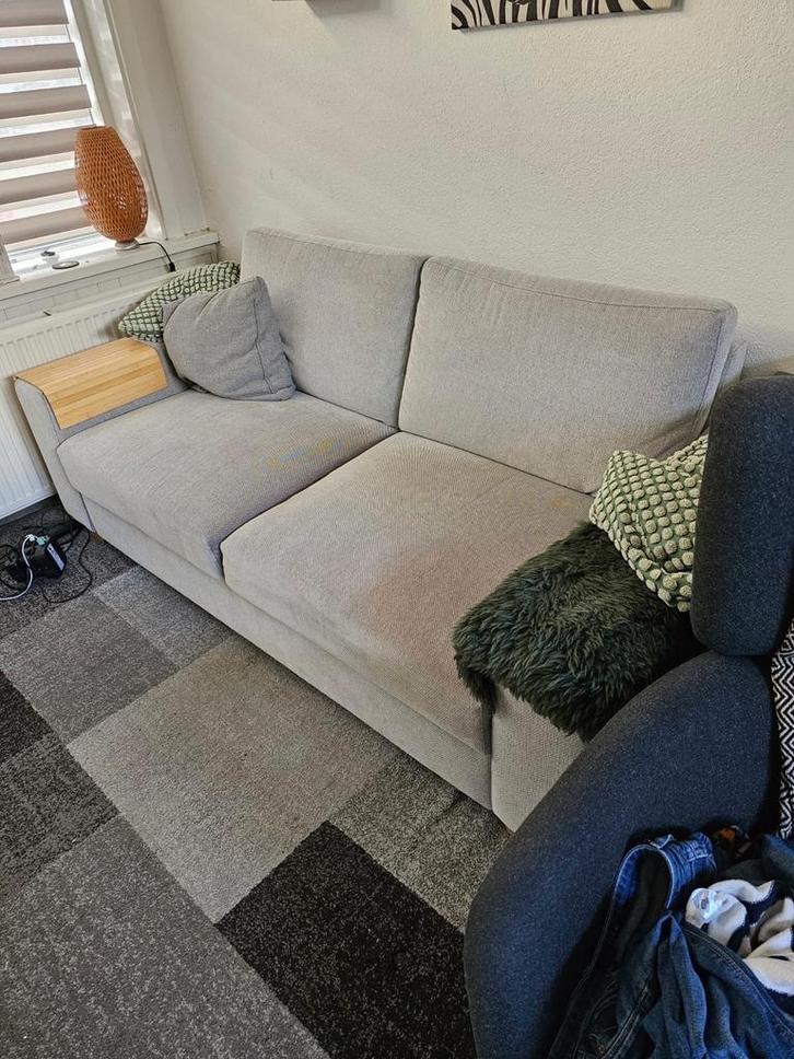 IKEA Sörvallen 2,5-zitsbank lichtgrijs, Huis en Inrichting, Banken | Bankstellen, Gebruikt, Rechte bank, Tweepersoons, 200 tot 250 cm