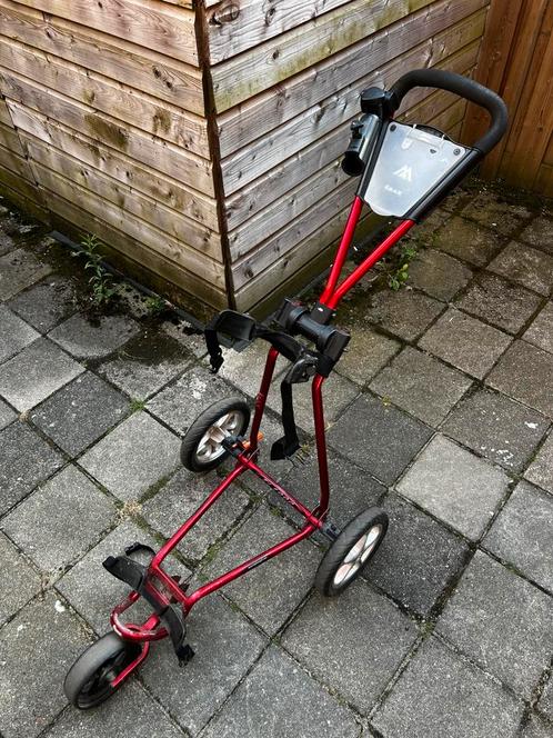 BIG MAX Ti 1000 golftrolley (3-wiel, opvouwbaar), Sport en Fitness, Golf, Zo goed als nieuw, Golfkar, Overige merken, Ophalen