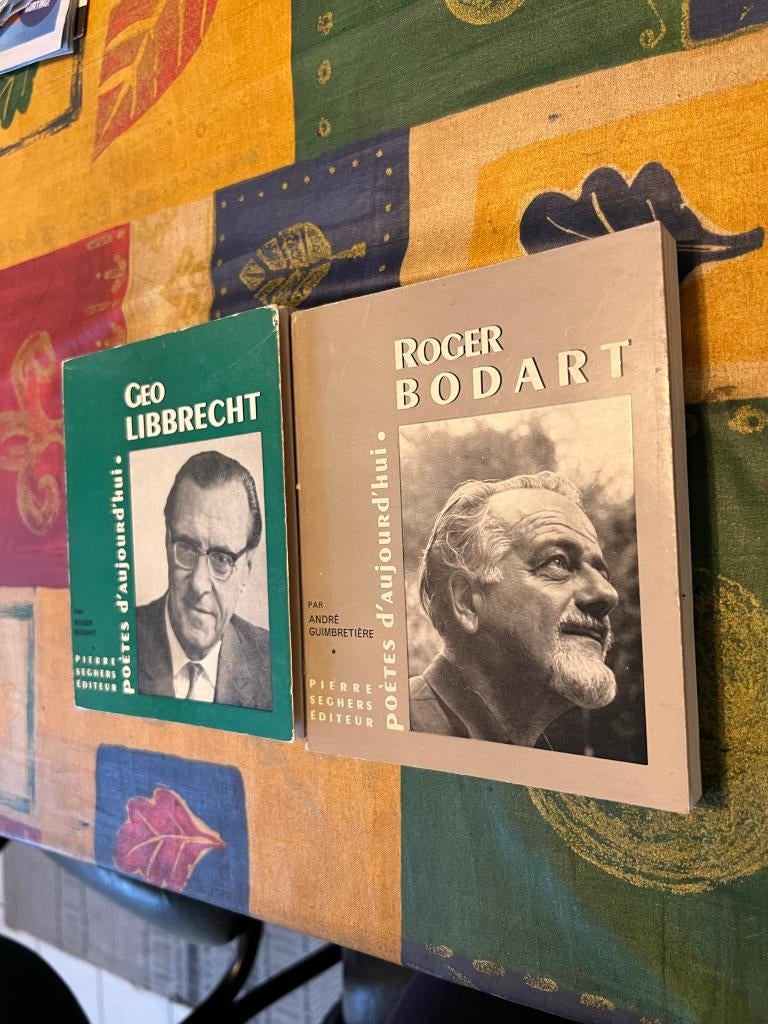 2 boekjes poètes d'aujourd'hui: Geo Libbrecht/ Roger Bodart, Ophalen of Verzenden, Gelezen, Meerdere auteurs