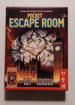 Pocket escape room Het lot van Londen, Hobby en Vrije tijd, Gezelschapsspellen | Kaartspellen, Ophalen of Verzenden, Zo goed als nieuw