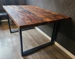 Industriële Eettafel - Zware Kwaliteit - 160x100cm, Huis en Inrichting, Tafels | Eettafels, Ophalen of Verzenden, Gebruikt, Rechthoekig