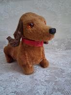 Vintage speelgoed teckel dachshund hond, Antiek en Kunst, Antiek | Speelgoed, Verzenden