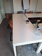 Witte tafel, Ophalen, Gebruikt, 100 tot 150 cm, Vijf personen of meer