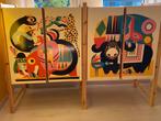 Kleurrijke Ikea Ivar kast met unieke print, Huis en Inrichting, Ophalen, 100 tot 150 cm, 150 tot 200 cm, Zo goed als nieuw