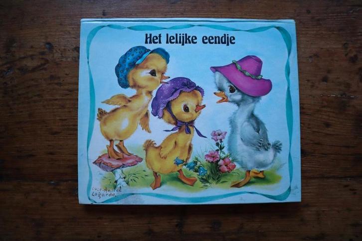Oud panoramaboek het lelijke eendje Luce Andrée Lagarde, Boeken, Kinderboeken | Jeugd | onder 10 jaar, Gelezen, Fictie algemeen