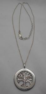 Zilveren verstelbare ketting met levensboom hanger nr.1702, Sieraden, Tassen en Uiterlijk, Kettingen, Verstelbaar, Verzenden, Nieuw
