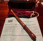 Houten barok Blokfluit compleet, Ophalen of Verzenden, Zo goed als nieuw, Sopraan of Sopranino