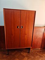 Vintage teakhouten kast, Huis en Inrichting, Kasten | Kledingkasten, Ophalen, Zo goed als nieuw, 25 tot 50 cm