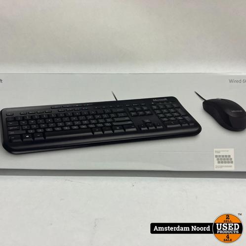 Microsoft Wired Desktop 600 Keyboard + Muis (Nieuw), Computers en Software, Toetsenborden, Nieuw