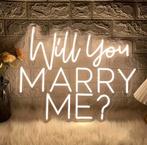 Will You Marry Me Neon Bord, Ophalen of Verzenden, Nieuw, Kunststof, Minder dan 50 cm