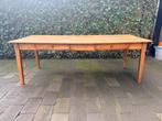 Grote Antieke franse boeren tafel 1900 brocante, Ophalen, Rechthoekig, 50 tot 100 cm