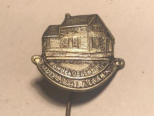 Metalen PANNENKOEKEN OUD VALKENBURG Speld (Metaalkleur)., Verzamelen, Speldjes, Pins en Buttons, Zo goed als nieuw, Speldje of Pin