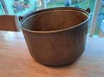 Grote Vintage Koperen Ketel - Ø44cm, H25cm, Ophalen
