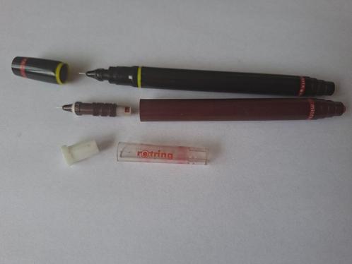 Rotring Isograph tekenpen 0,2 en 0,25 (2 punten voor 6 euro), Hobby en Vrije tijd, Tekenen, Zo goed als nieuw, Overige typen, Verzenden