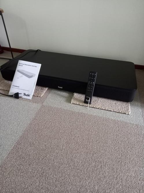 Te koop Teufel cinedeck., Audio, Tv en Foto, Soundbars, Zo goed als nieuw, Bluetooth, Met ingebouwde subwoofer, Ophalen