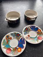 Acapulco Soepkommen met Schotels (niet passend), Gebruikt, Ophalen of Verzenden, Overige stijlen, Kop(pen) en/of Schotel(s)