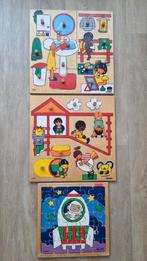 Educo / Rolf vintage puzzels van hout, 10 tot 50 stukjes, Van hout, Gebruikt, Ophalen of Verzenden