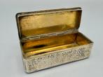 Zilveren snuifdoos, Frankrijk, 2e helft 19e eeuw, Ophalen of Verzenden, Zilver