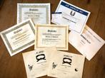 Diverse blanco certificaten, Diversen, Ophalen of Verzenden, Zo goed als nieuw