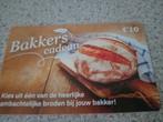 Bakkers Cadeaukaart twv 10 euro geldig t/m 18-8-2027, Eén persoon, Cadeaubon, Overige typen