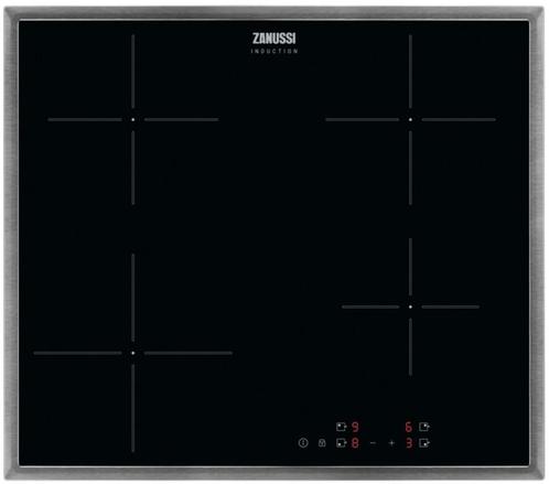 Inductie kookplaat Zanussi ZILN646X. 1-fase. Nieuw., Witgoed en Apparatuur, Kookplaten, Nieuw, Inbouw, Inductie, 4 kookzones, Ophalen