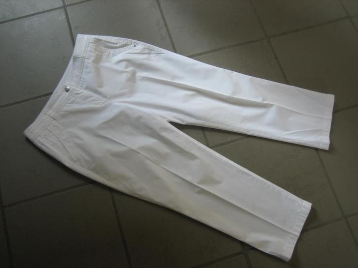 Zeer mooie witte 7/8 broek GERRY WEBER CHINO 38R snazzeys, Kleding | Dames, Broeken en Pantalons, Nieuw, Maat 38/40 (M), Wit, Driekwart