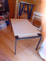 tafel uitschuifbaar , design, Huis en Inrichting, Tafels | Eettafels, Ophalen, Gebruikt, 50 tot 100 cm, Jaren 60/begin 70