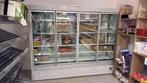 Professionele BC Winkelinventaris koelwand met 4 glazen deu, Ophalen