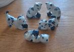 Porseleinen poesjes 5 stuks in verschillende houdingen., Ophalen of Verzenden, Zo goed als nieuw, Dier