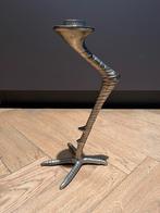 Vogelpoot kandelaar, Overige kleuren, Ophalen of Verzenden, Zo goed als nieuw, Metaal