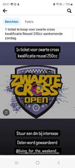 Kwalificatie Zwarte Cross 250cc ticket Varseveld, Tickets en Kaartjes, Eén persoon