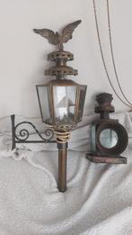 Antieke Lantaarns - Koper & Glas, Antiek en Kunst, Antiek | Lampen, Ophalen