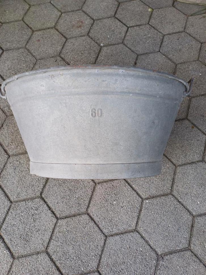 Antieke Zinken Teil - Gebruikt, Tuin en Terras, Tuinvazen, Ophalen