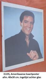ELVIS PRESLEY, ingelijste card posters40x30, nw. per stuk, Ophalen of Verzenden, Zo goed als nieuw, Foto of Kaart