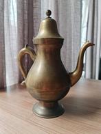 Prachtige Geelkoperen Kan – 30 cm Hoog | Zwaar & Decoratief, Ophalen of Verzenden