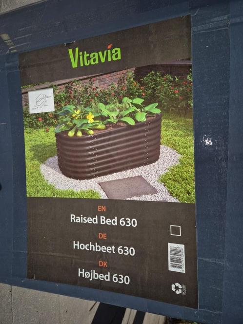 Nieuw in doos zwarte moestuinbak, Tuin en Terras, Bloembakken en Plantenbakken, Nieuw, Overige materialen, Balkon, Tuin, 60 cm of meer