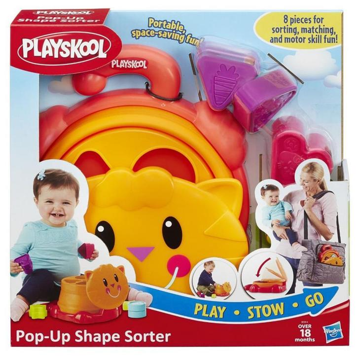 Playskool: Pop Up Shape Sorter, Kinderen en Baby's, Speelgoed | Babyspeelgoed, Nieuw, Overige typen, Ophalen of Verzenden