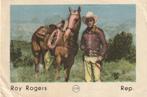 Beroemdheden #59 : plaatje Roy Rogers (70x47mm), Verzamelen, Foto of Kaart, Gebruikt, Verzenden