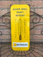 Shell Butagas Emaille Thermometer, Verzamelen, Ophalen of Verzenden, Gebruikt, Gebruiksvoorwerp