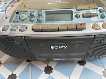 Sony CFD-S03CDL Radio CD Cassette Speler beschikbaar voor biedingen