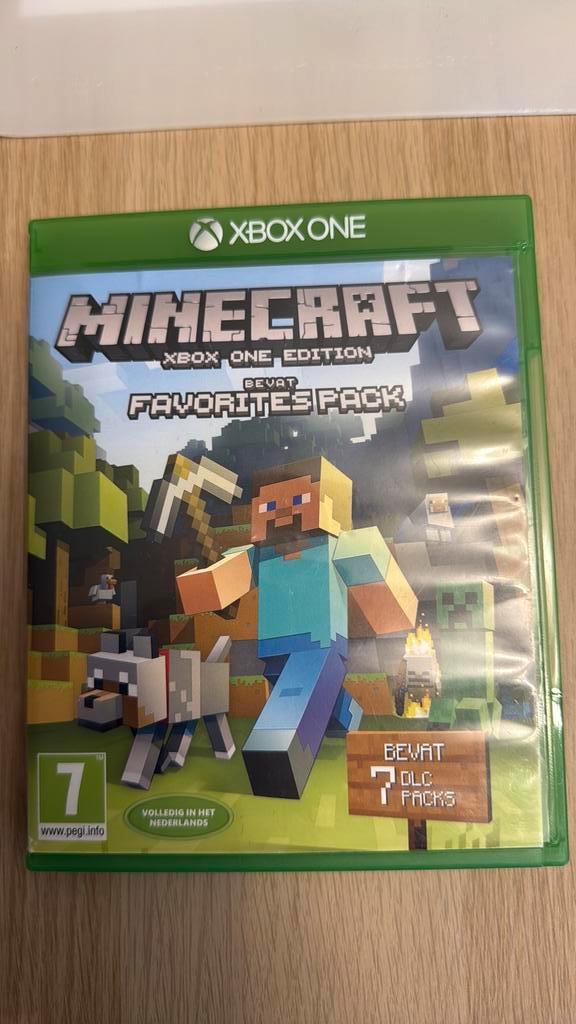 Minecraft, Xbox One, Spelcomputers en Games, Games | Xbox 360, Zo goed als nieuw, Overige genres, 3 spelers of meer, Vanaf 3 jaar