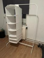 2 kledingrekken met opbergvakken, Ophalen, Gebruikt