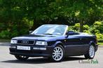 Audi Cabriolet 110 KW E2 (bj 1997, automaat), Blauw, Leder en Stof, 2598 cc, Bedrijf