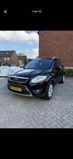 Ford Kuga 2.5 T 147KW AWD AUT 2010 Zwart, Auto's, Ford, Automaat, Zwart, 4 cilinders, 1553 kg