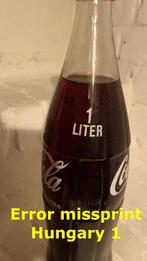 Oude Hongaarse Coca-Cola fles uit jaren 80's MISDRUK, Verzamelen, Ophalen of Verzenden