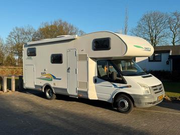 TE HUUR 6pers. Camper airco, navigatie, tv (vanaf 15 sept.) beschikbaar voor biedingen